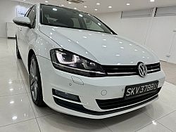 Volkswagen Golf A7 1.4 TSI HID Sunroof 2015 Push Start White